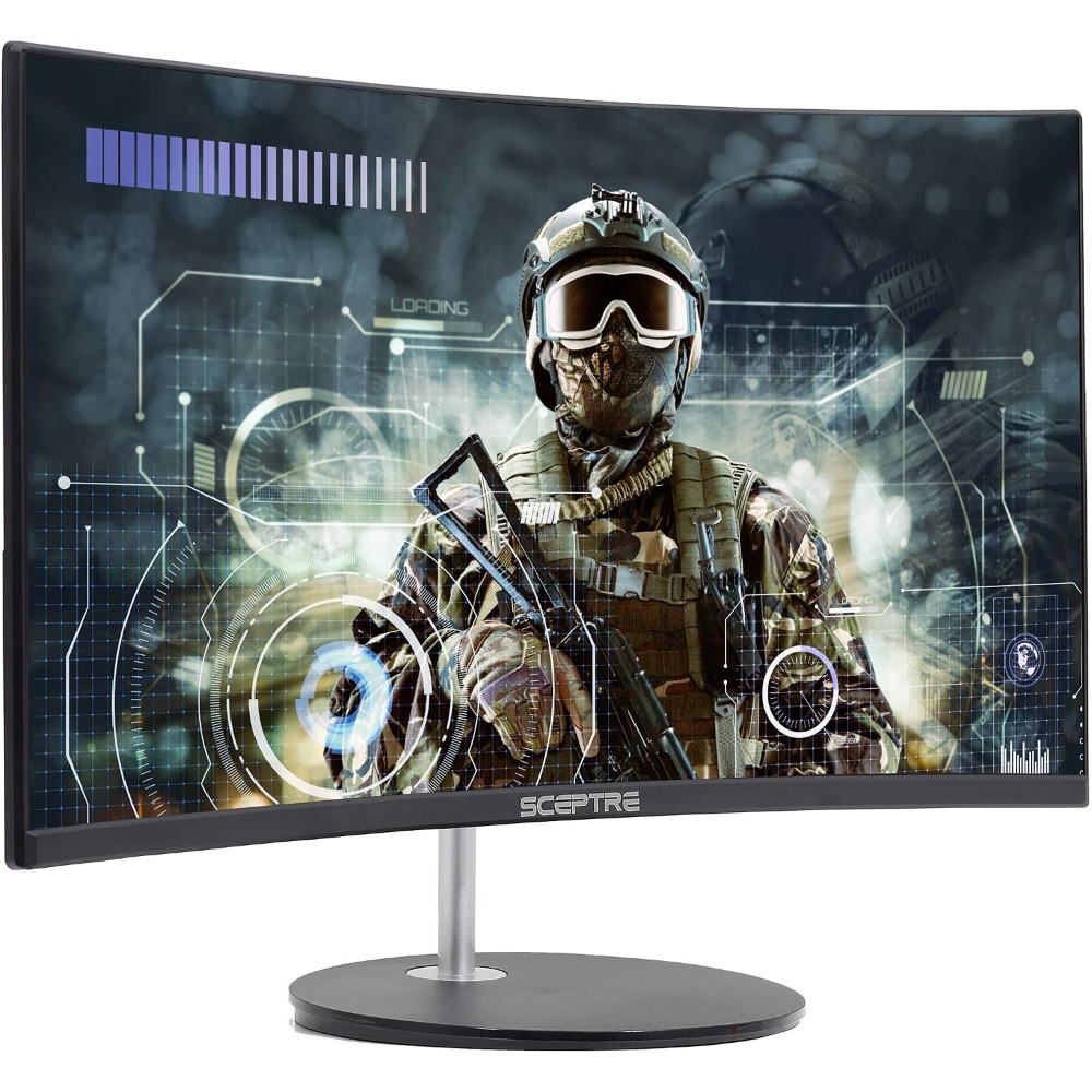Gaming Monitor Curved - شاشة ألعاب منحنية 24 بوصة بدقة
