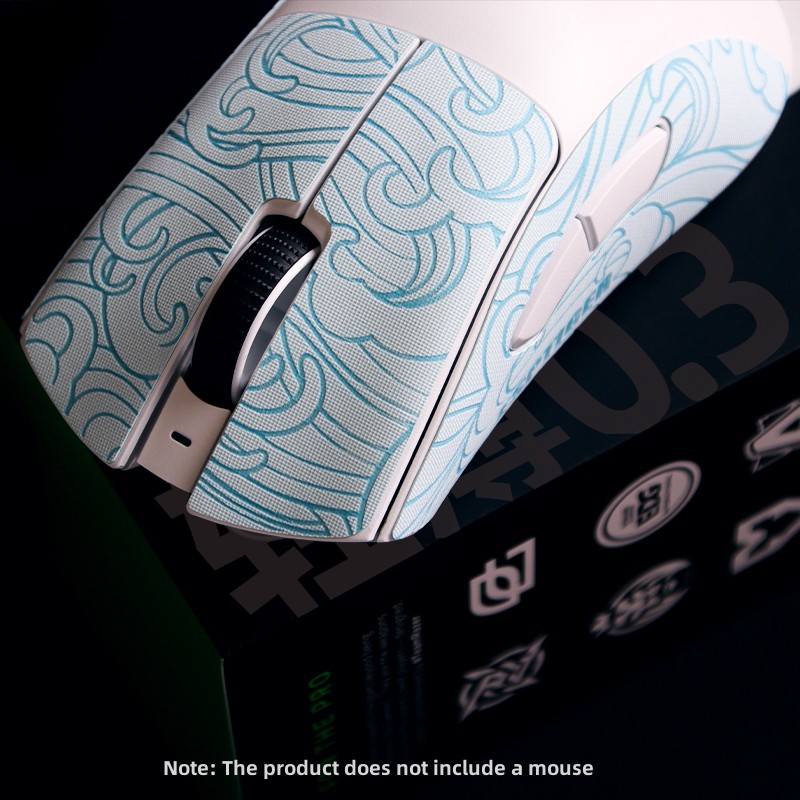 Esports Wireless Gaming Mouse - شريط لاصق للماوس على شكل نمر