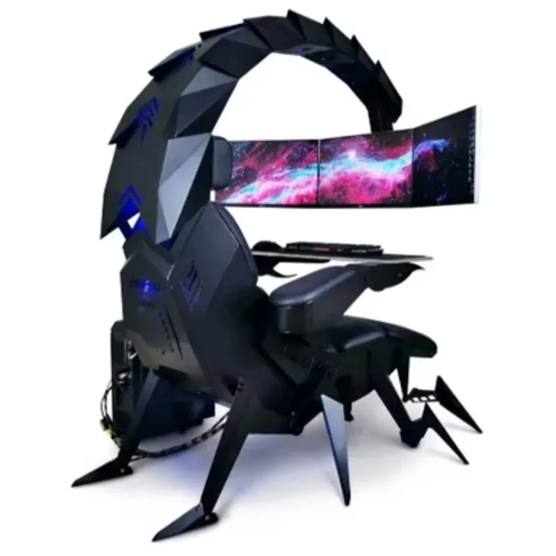 Rgb Gaming Chair - كرسي ألعاب فاخر مريح بظهر عالٍ