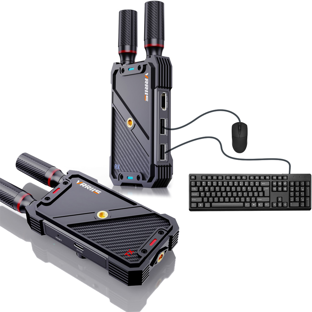 Esports Wireless Gaming Mouse - VRRIIS WL082K 400m لاسلكي HDMI KVM