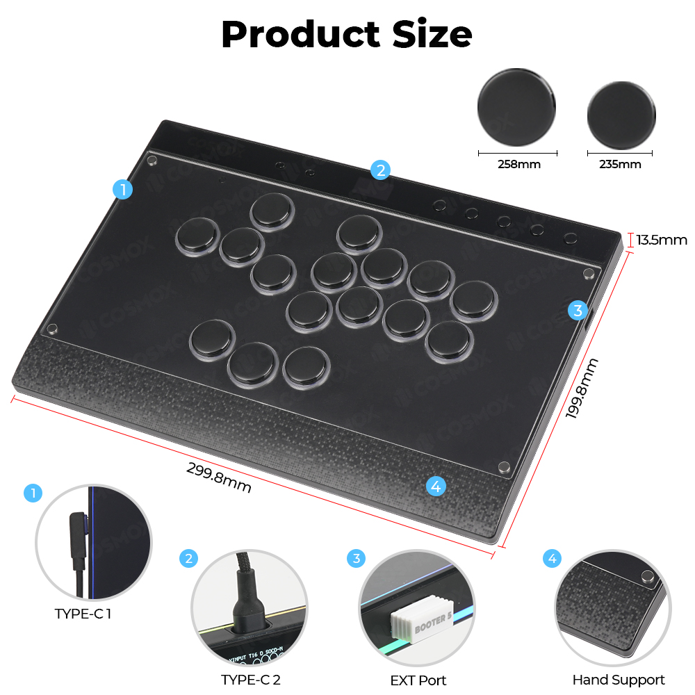وحدة تحكم Haute42-COSMOX C16 ب - مراجعة Controller Analog Stick وسعره