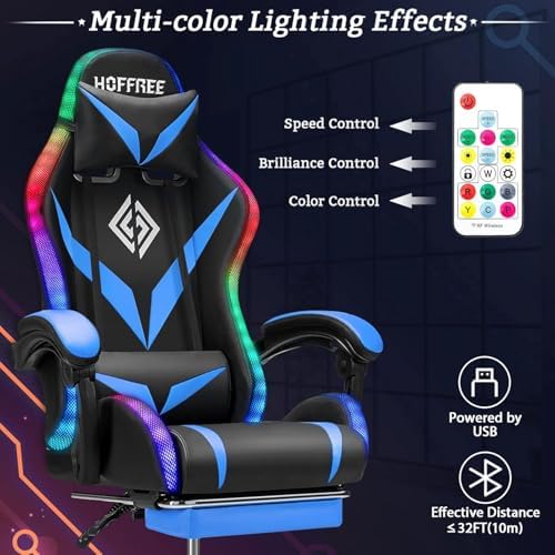 كرسي ألعاب RGB مع خاصية التدلي - مراجعة Rgb Gaming Chair وسعره