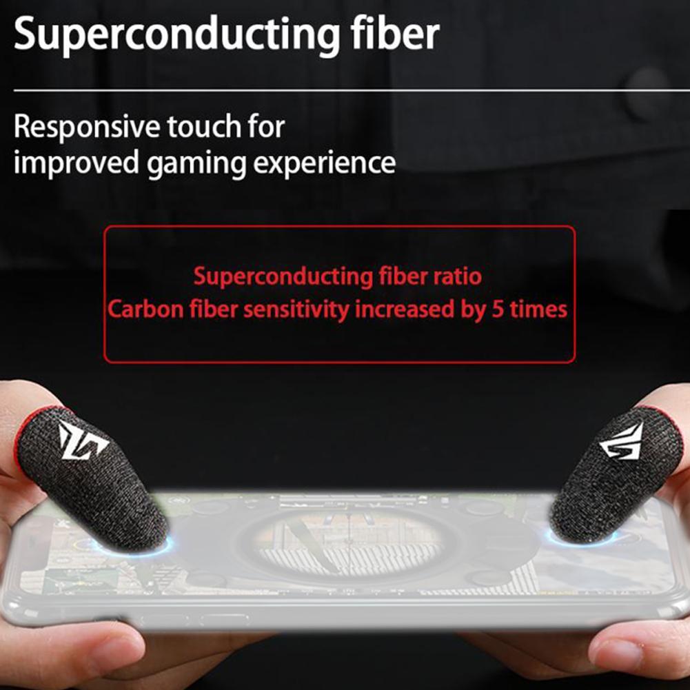 قطعتان من أغطية الأصابع للألعا - مراجعة Esports Gaming Finger Sleeve وسعره