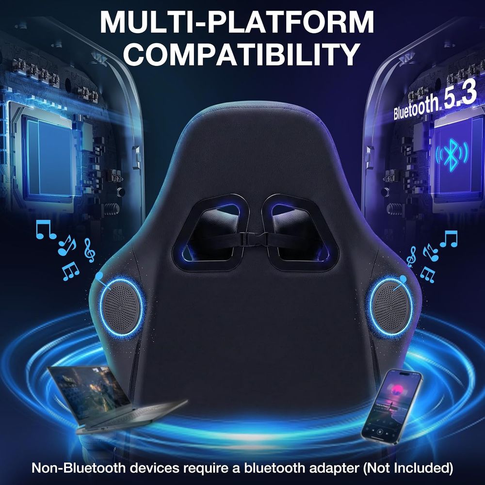 كرسي ألعاب RGB مع سماعات بلوتو - مراجعة Rgb Gaming Chair وسعره