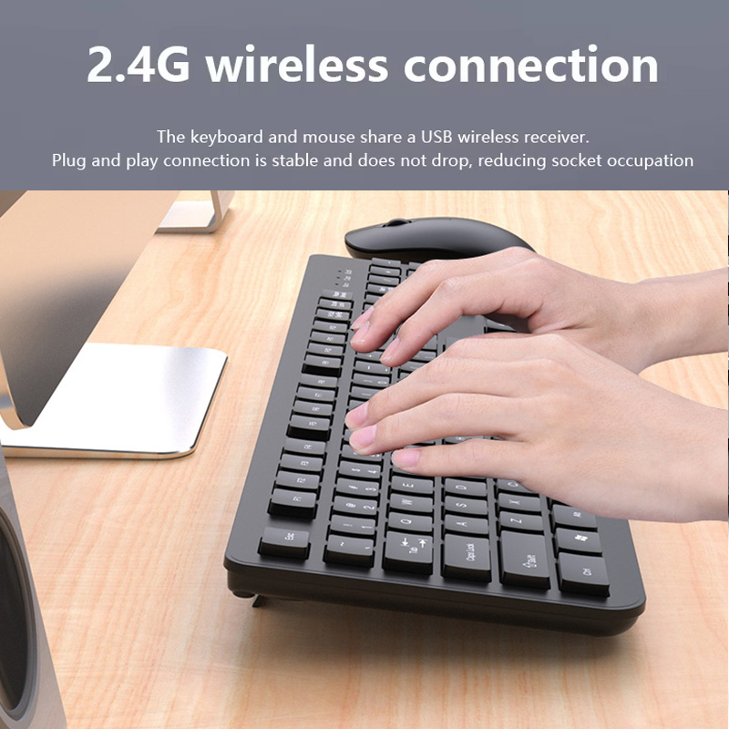 2.4G مجموعة ماوس لوحة المفاتيح - مراجعة Esports Wireless Gaming Mouse وسعره