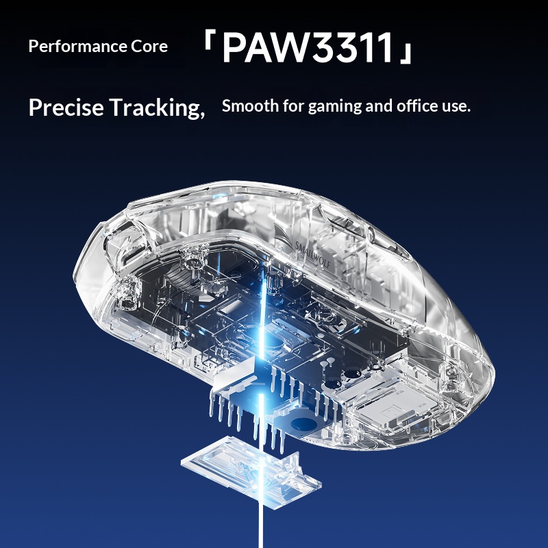 ماوس SMAILWOLF M3 PRO لاسلكي ب - مراجعة Esports Gaming Mouse Wireless وسعره