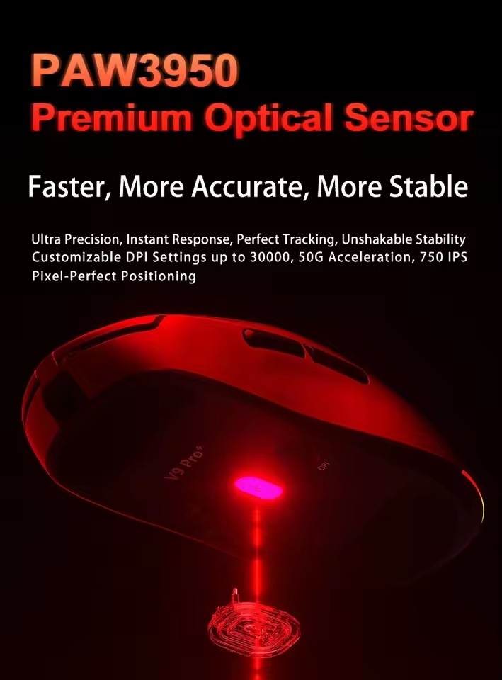 ماوس AULA V9 Ultra اللاسلكي ثل - مراجعة Esports Gaming Mouse Wireless وسعره